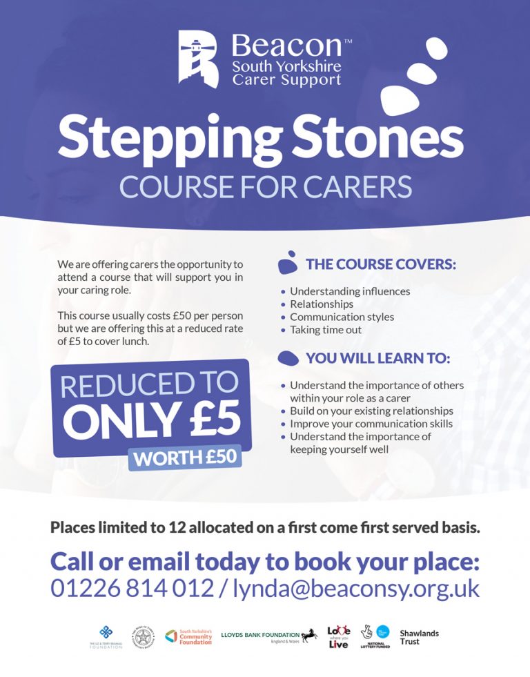 Stepping Stones Course Dates - Beacon South Yorkshire